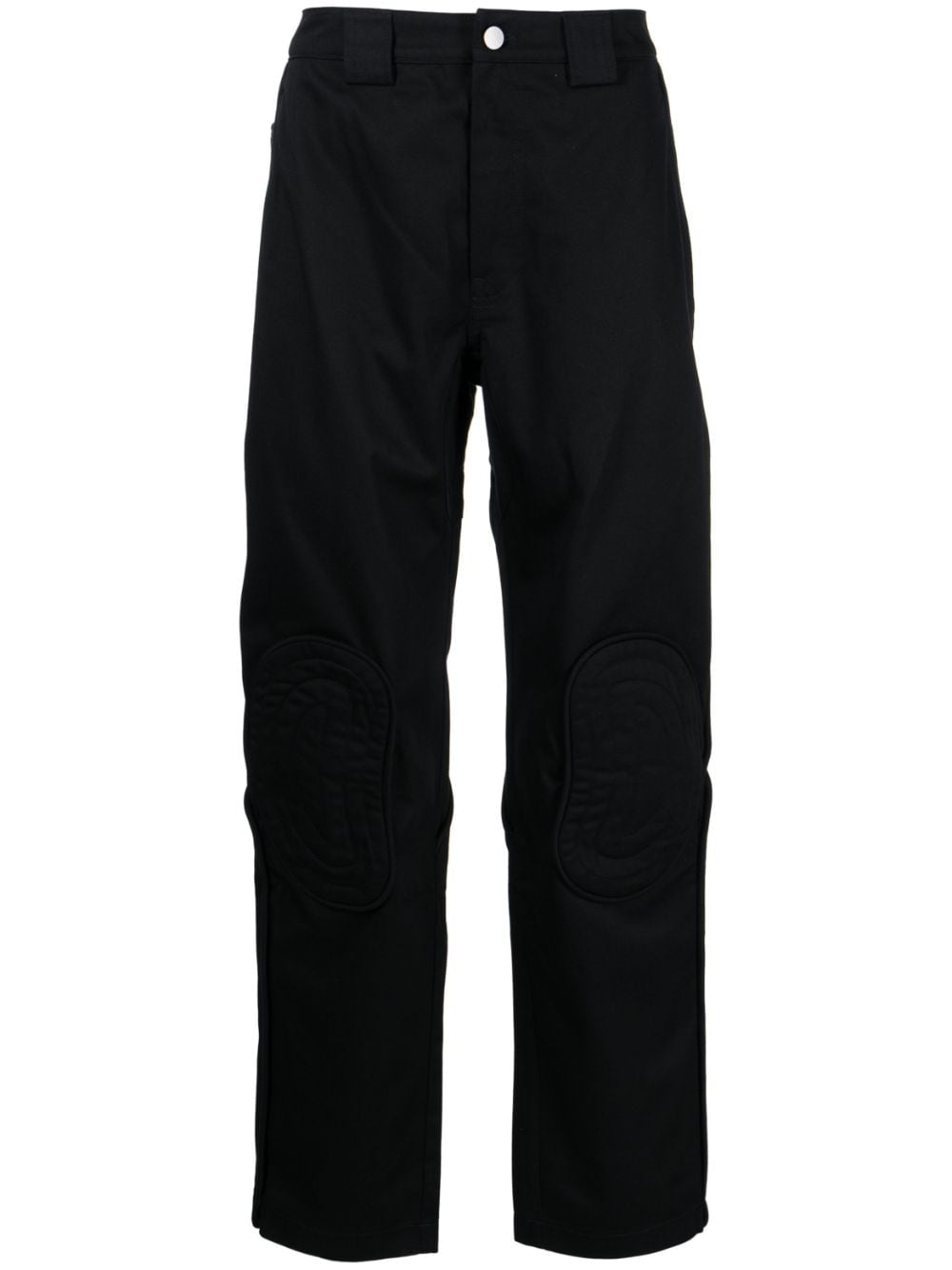 MCQ logo-print wide-leg trousers - Black von MCQ