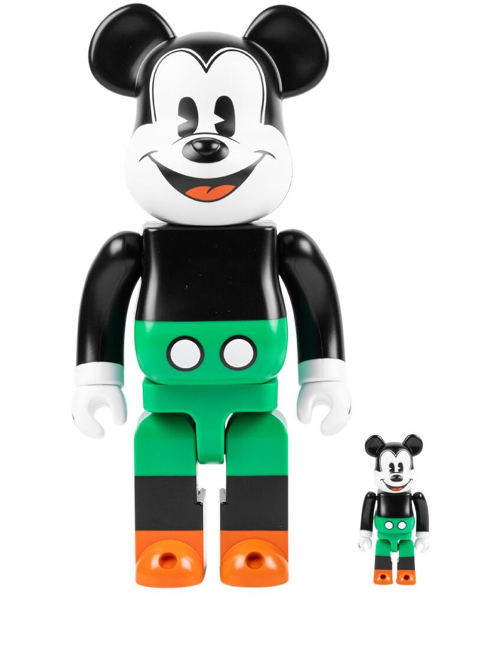 MEDICOM TOY x Mickey Mouse 1930s Poster BE@RBRICK 100% and 400% figure set - Black von MEDICOM TOY