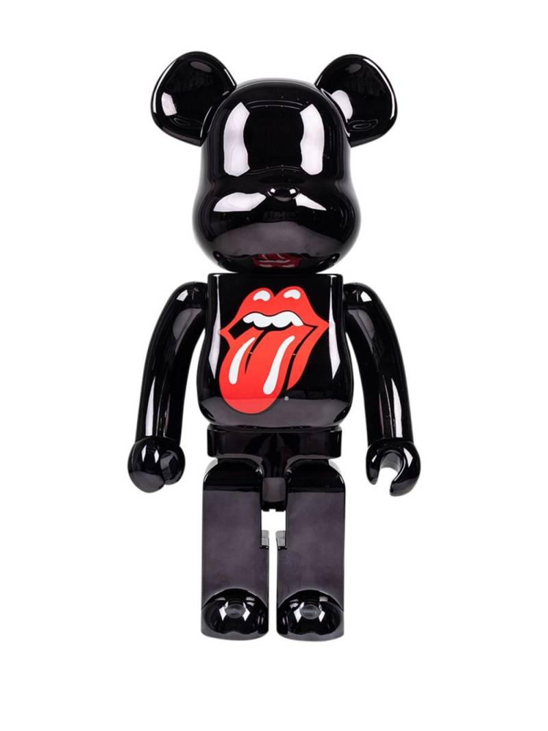 MEDICOM TOY x The Rolling Stones "Lips and Tongue" BE@RBRICK 1000% figure - Black von MEDICOM TOY