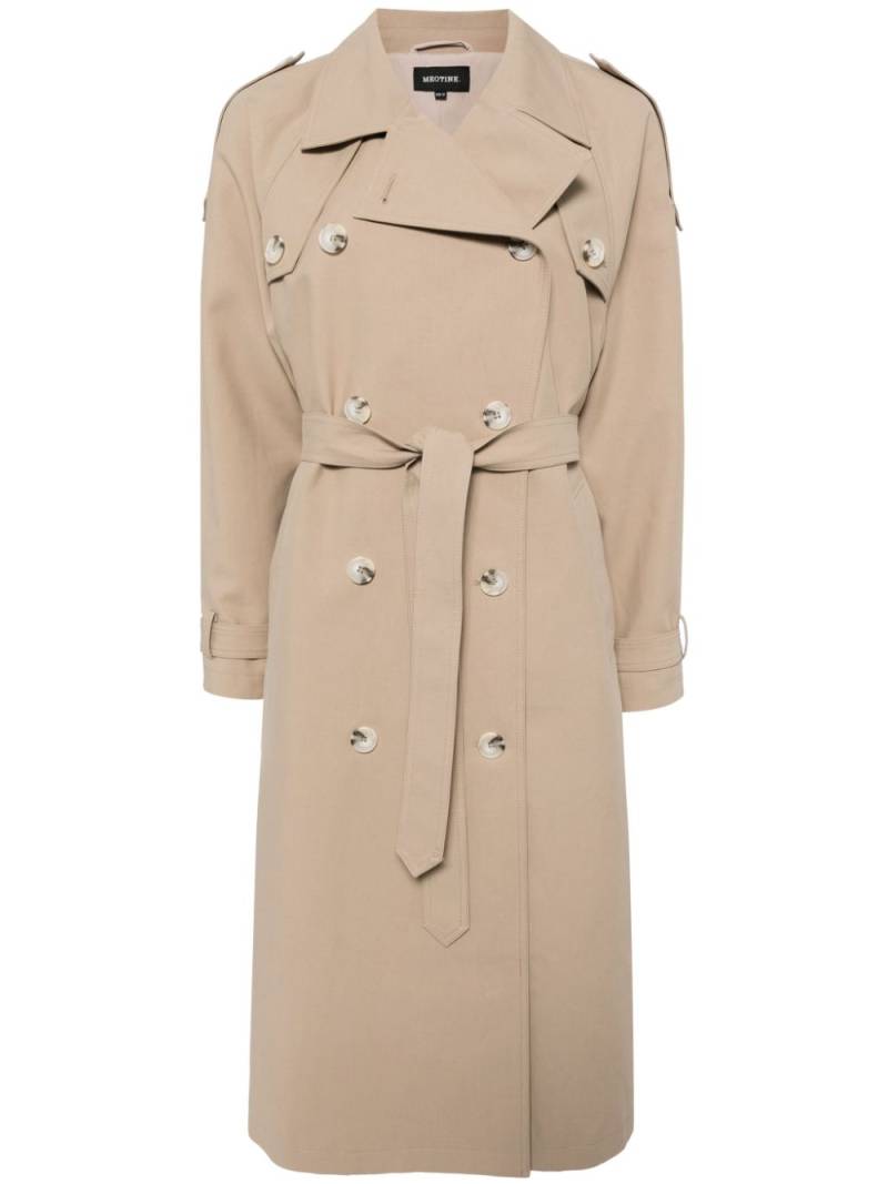 MEOTINE Bobby cotton-canvas trench coat - Brown von MEOTINE