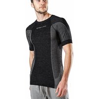 MERINO & MORE Herren Funktionsshirt Shortsleeve schwarz | L von MERINO & MORE