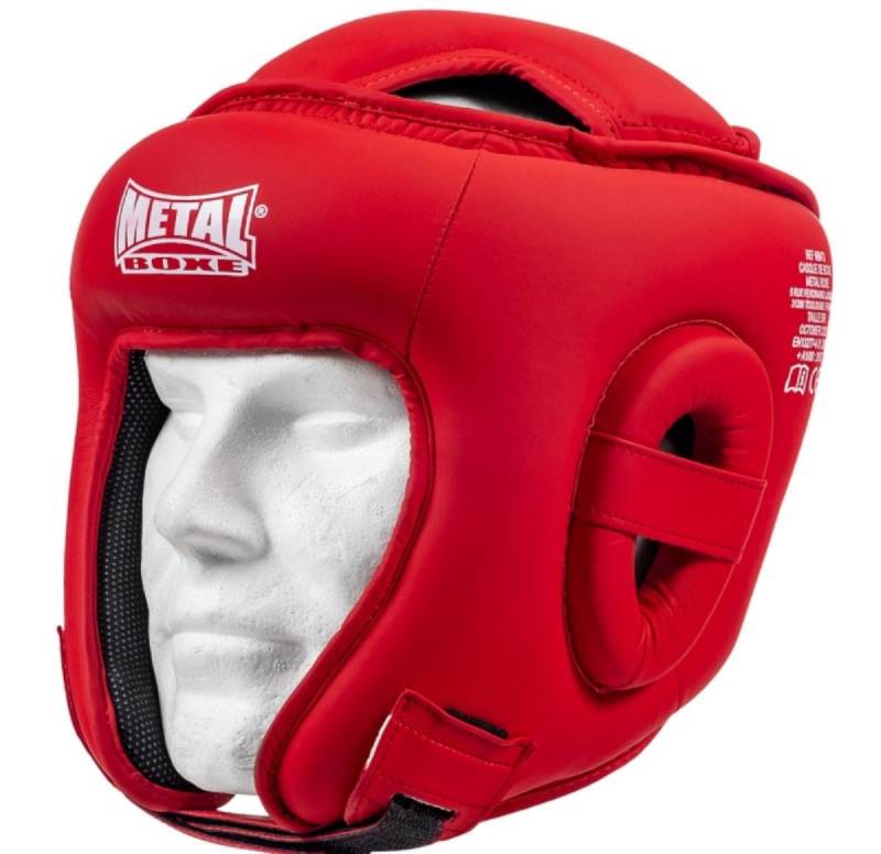 Boxhelm Wettkampf Kids Unisex Rot ONE SIZE von METALBOXE