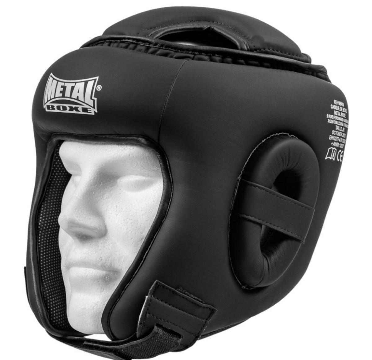 Boxhelm Wettkampf Kids Unisex Schwarz / Schwarz ONE SIZE von METALBOXE