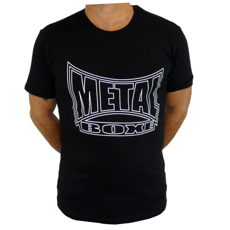 METALBOXE - t-shirt meta boxe, für Herren, Schwarz/Weiss, Größe L von METALBOXE