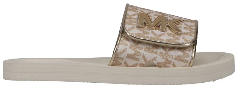 MICHAEL KORS KIDS Badepantolette »ELI CAROLL«, Sommerschuh, Schlappen, Badeschuh, Poolslides mit Klettriegel von MICHAEL KORS KIDS