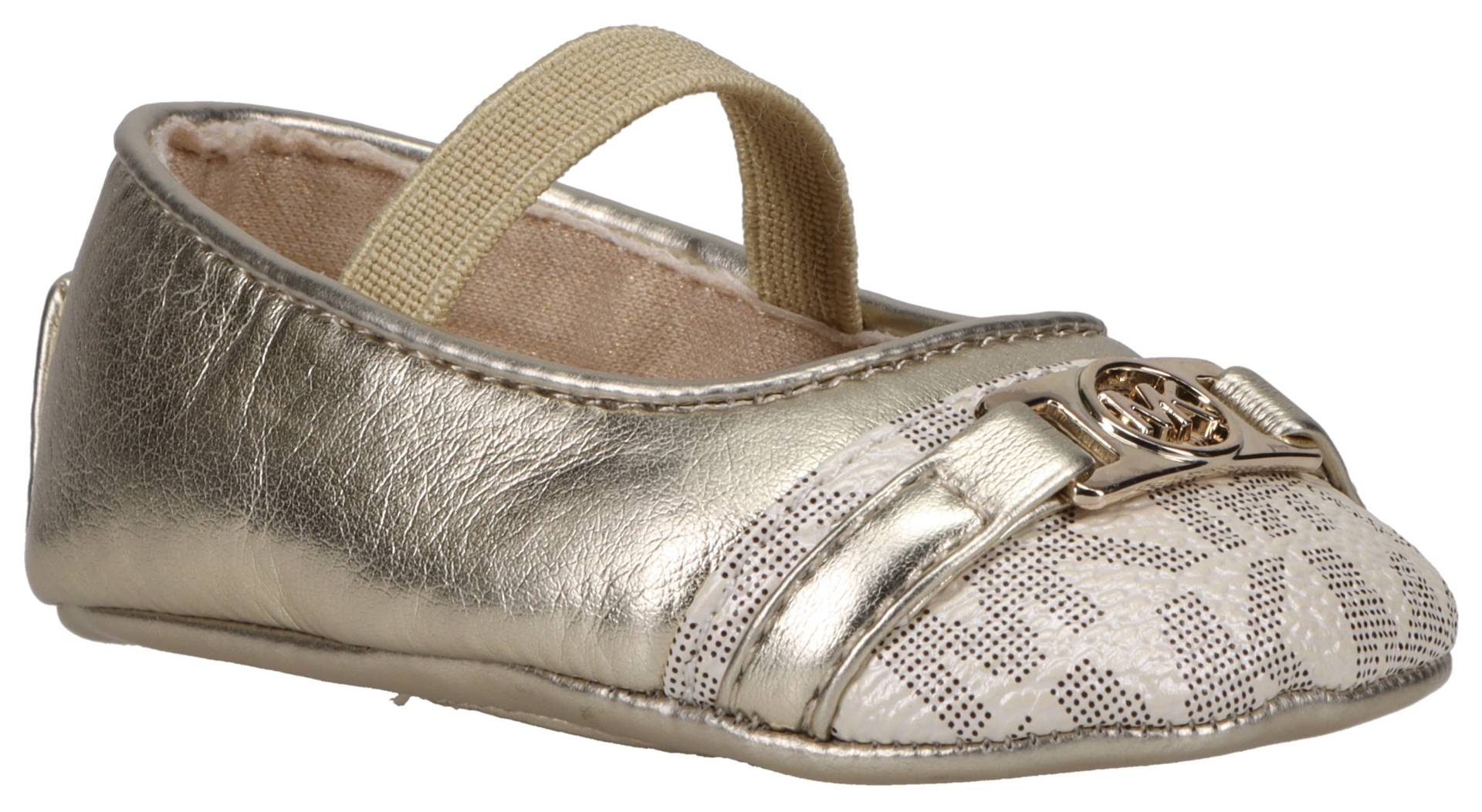 MICHAEL KORS KIDS Ballerina »BABY NYOMI«, Festtagsschuh, Taufschuh mit MK Logo auf der weichen Laufsohle von MICHAEL KORS KIDS