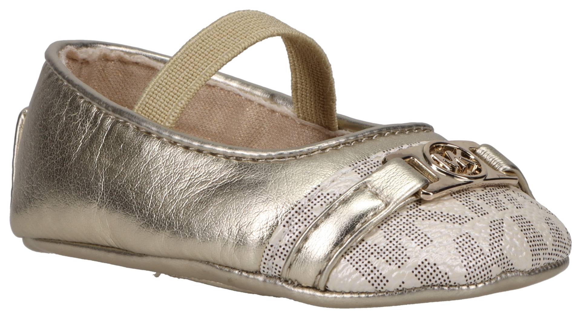 MICHAEL KORS KIDS Ballerina »BABY NYOMI«, Festtagsschuh, Taufschuh mit MK Logo auf der weichen Laufsohle MICHAEL KORS KIDS Ballerina »BABY NYOMI«, Festtagsschuh, Taufschuh mit MK Logo auf der weichen Laufsohle von MICHAEL KORS KIDS