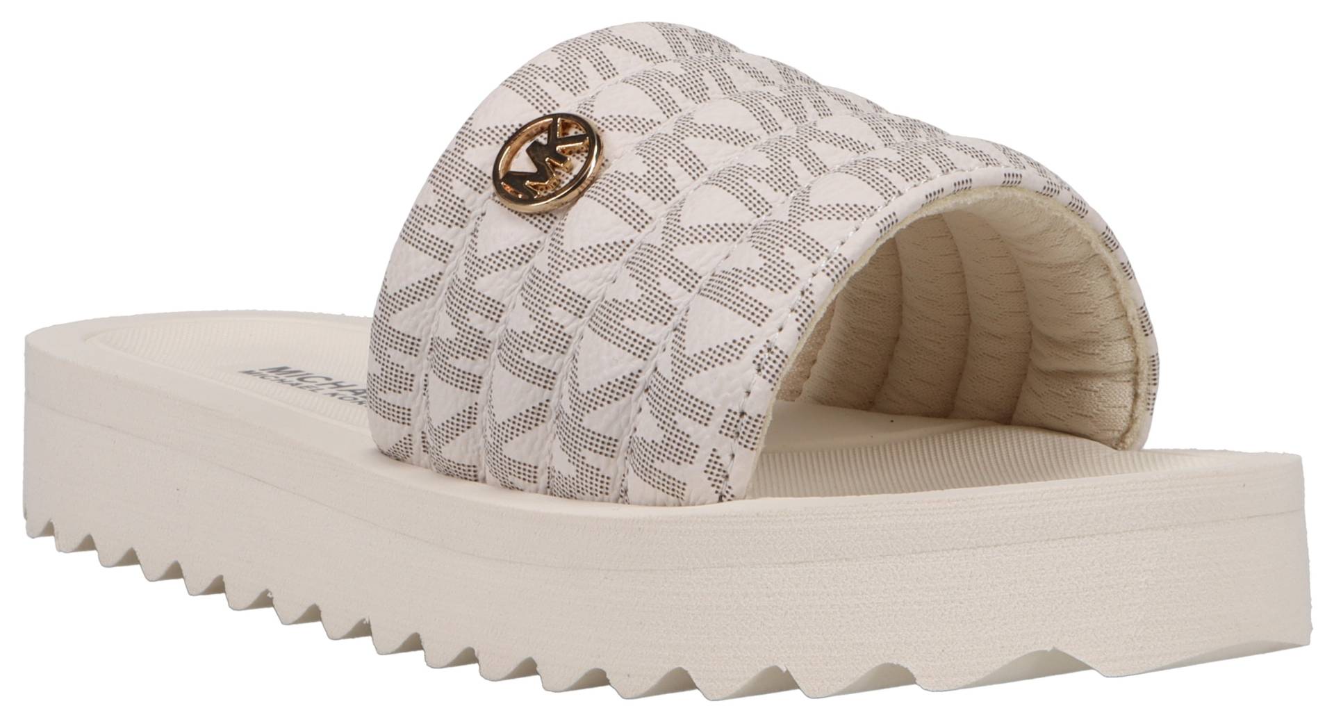 MICHAEL KORS KIDS Pantolette »TEAGAN«, Plateau, Sommerschuh, Schlappen mit Logoaufdruck von MICHAEL KORS KIDS