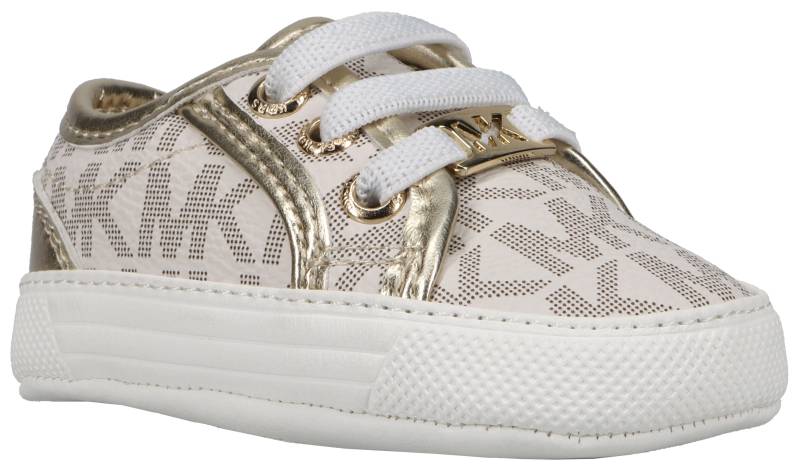 MICHAEL KORS KIDS Sneaker »BABY BRITTANIA«, Babyschuh, Schlupfschuh mit Marken Monogramm auf der weichen Laufsohle von MICHAEL KORS KIDS