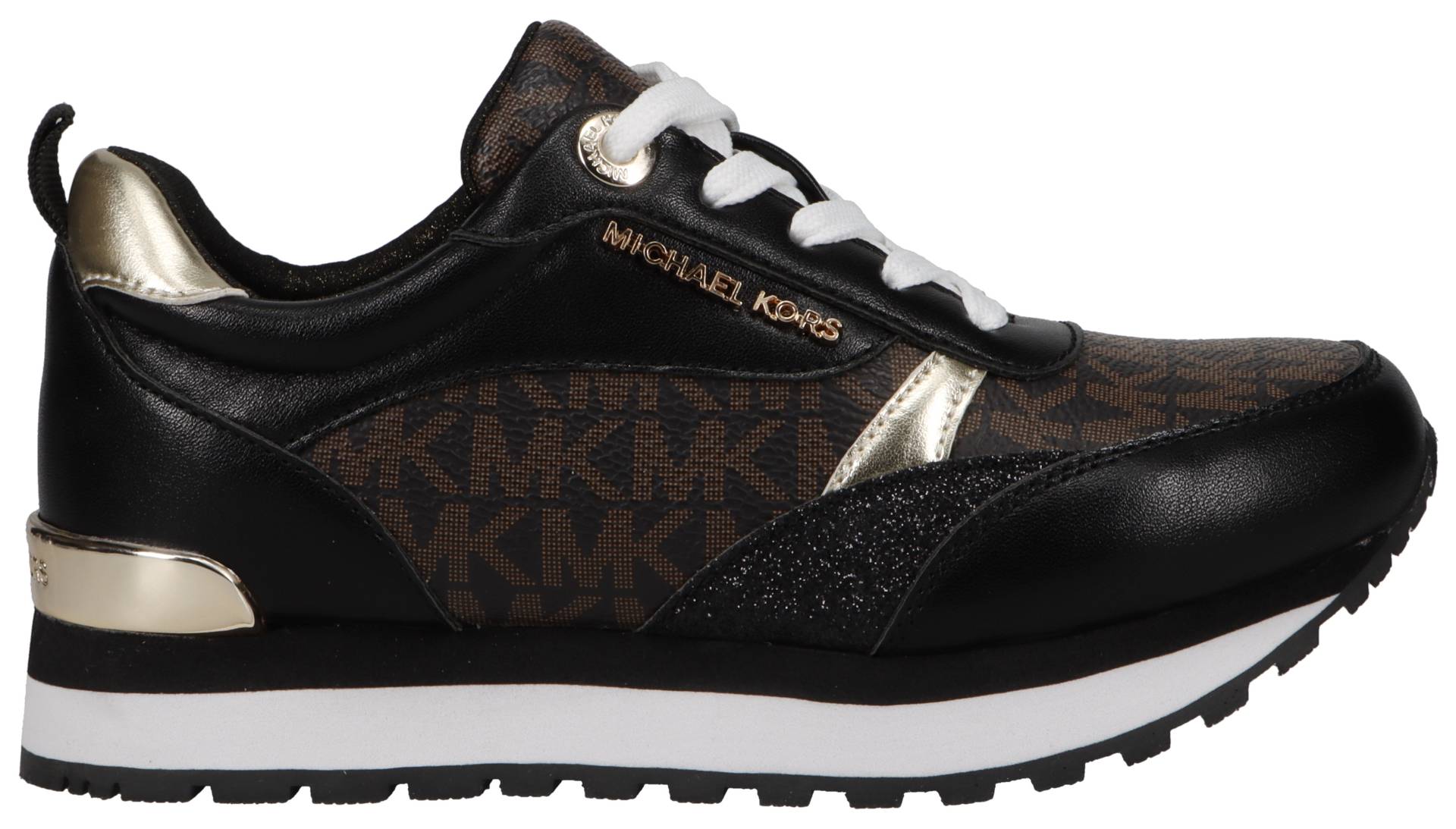 MICHAEL KORS KIDS Sneaker »BILLIE DORIAN«, mit goldfarbenen Details, Freizeitschuh, Halbschuh, Schnürschuh von MICHAEL KORS KIDS