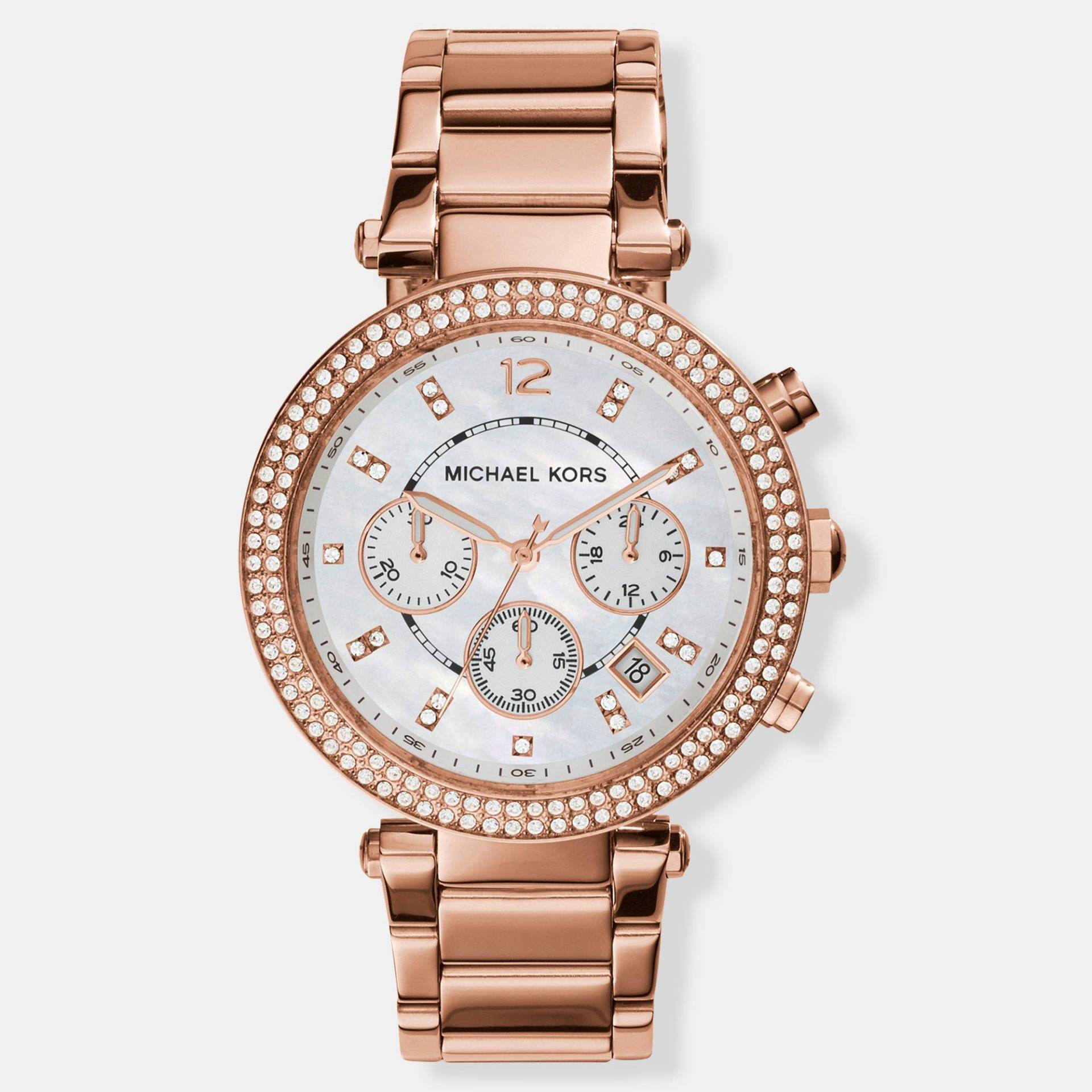 Chronograph Uhr Damen Roségold 39mm von MICHAEL KORS