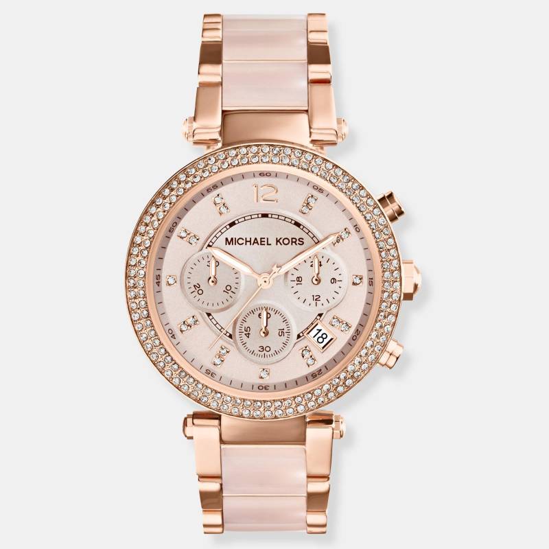 Chronograph Uhr Damen Roségold 39mm von MICHAEL KORS