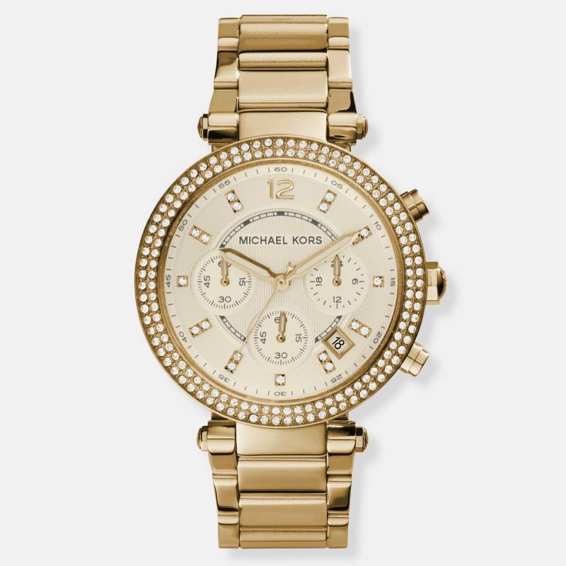 Chronograph Uhr Damen Goldfarben mm#48/39mm von MICHAEL KORS