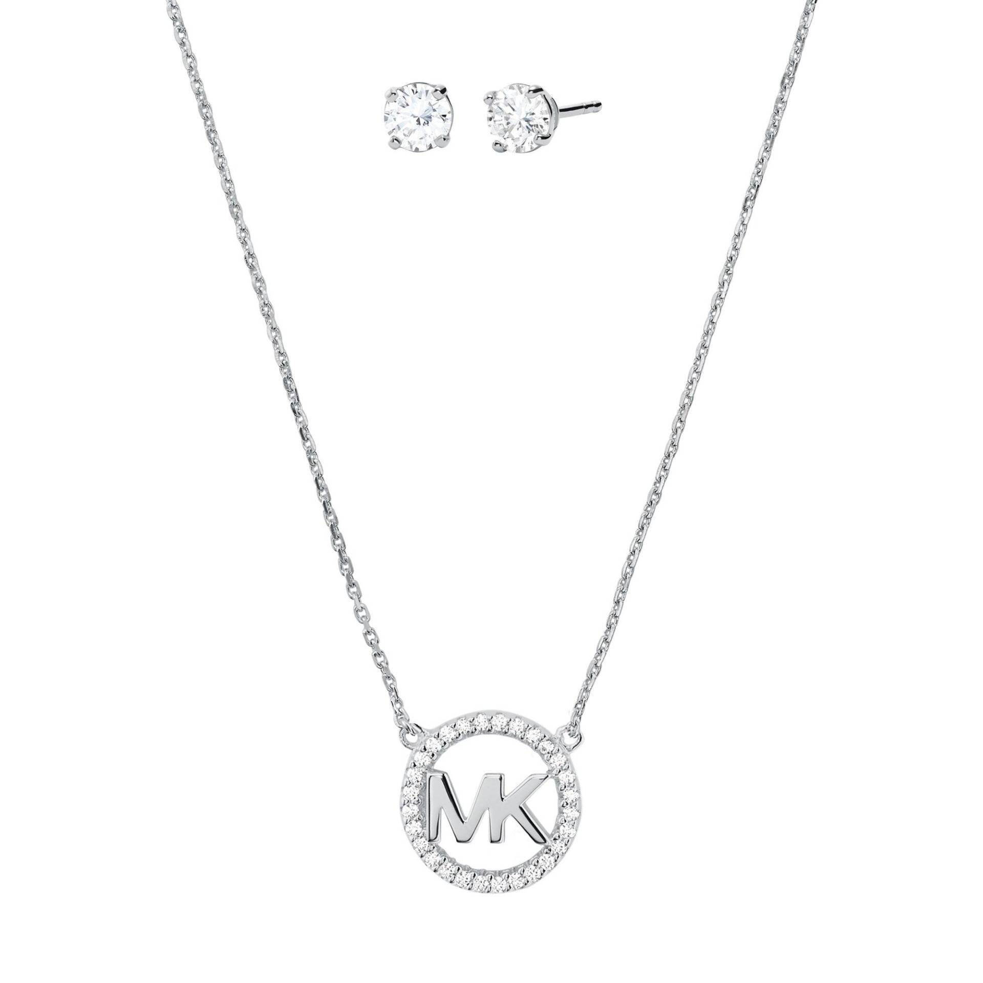 Set Collier/ohrschmuck Damen Silberfarben ONE SIZE von MICHAEL KORS