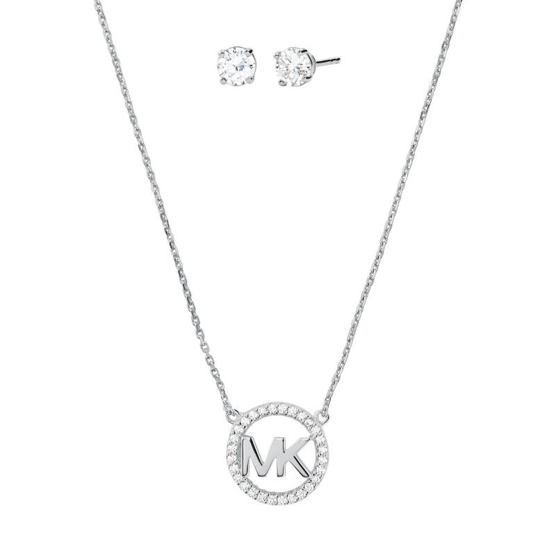 Set Collier/ohrschmuck Damen Silberfarben ONE SIZE von MICHAEL KORS