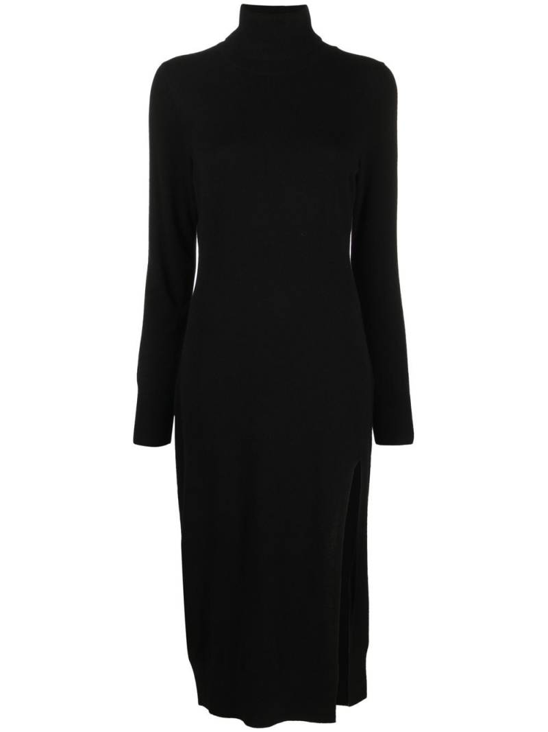 Michael Michael Kors roll-neck knitted dress - Black von Michael Michael Kors