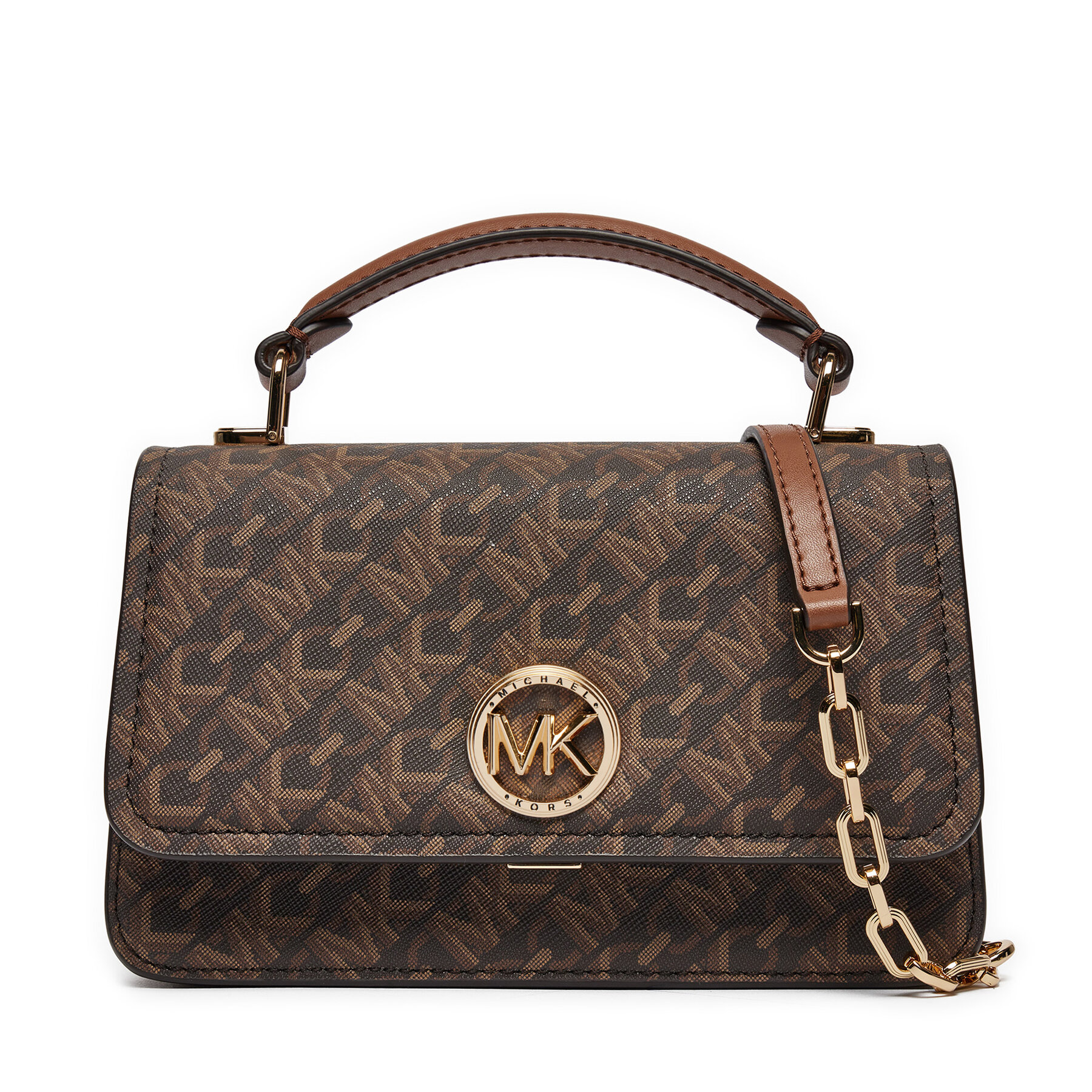 Handtasche MICHAEL Michael Kors Delancey 32T4GD8C5B Braun von MICHAEL Michael Kors