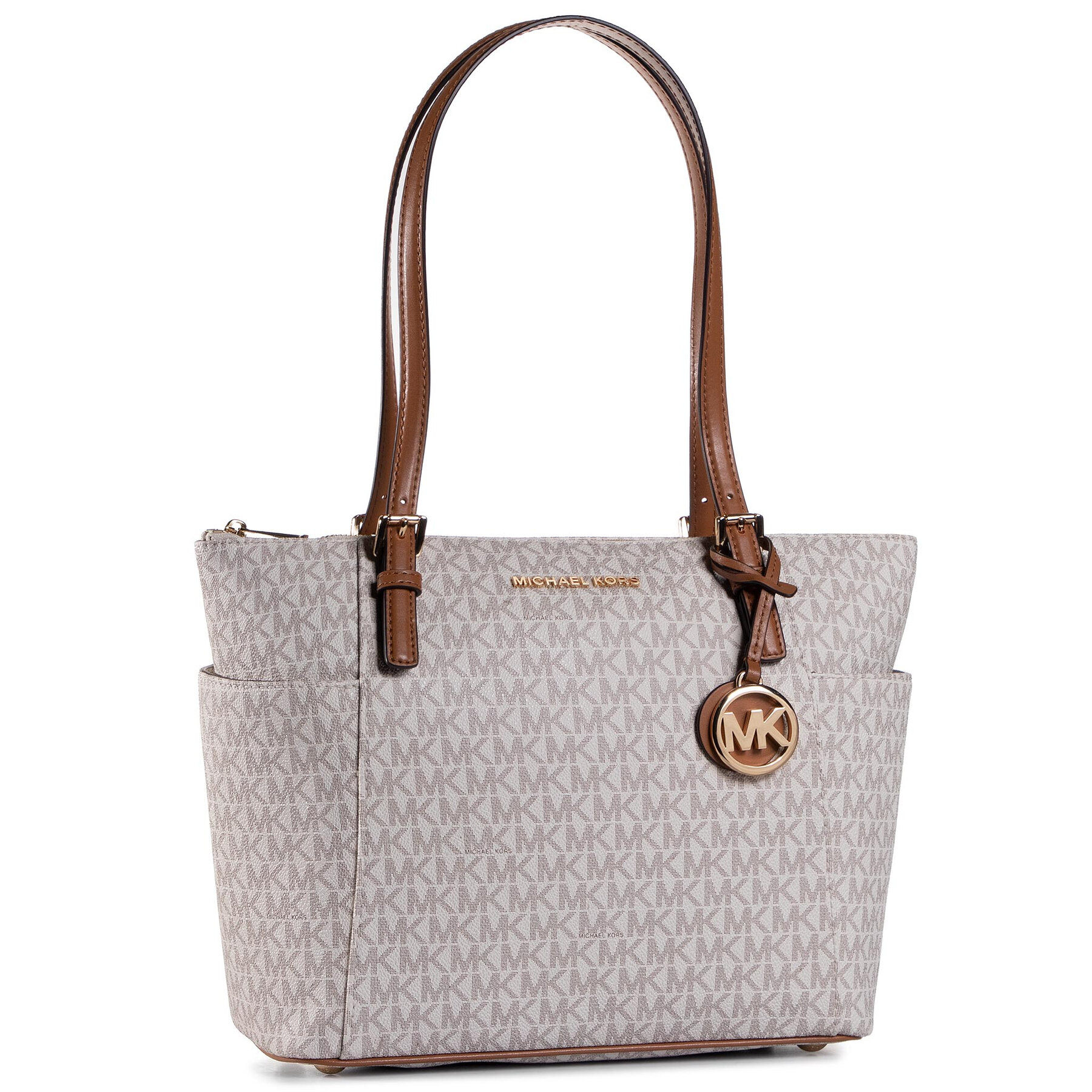 Handtasche MICHAEL Michael Kors Jet Set Item 30S0GTTT1B Beige von MICHAEL Michael Kors