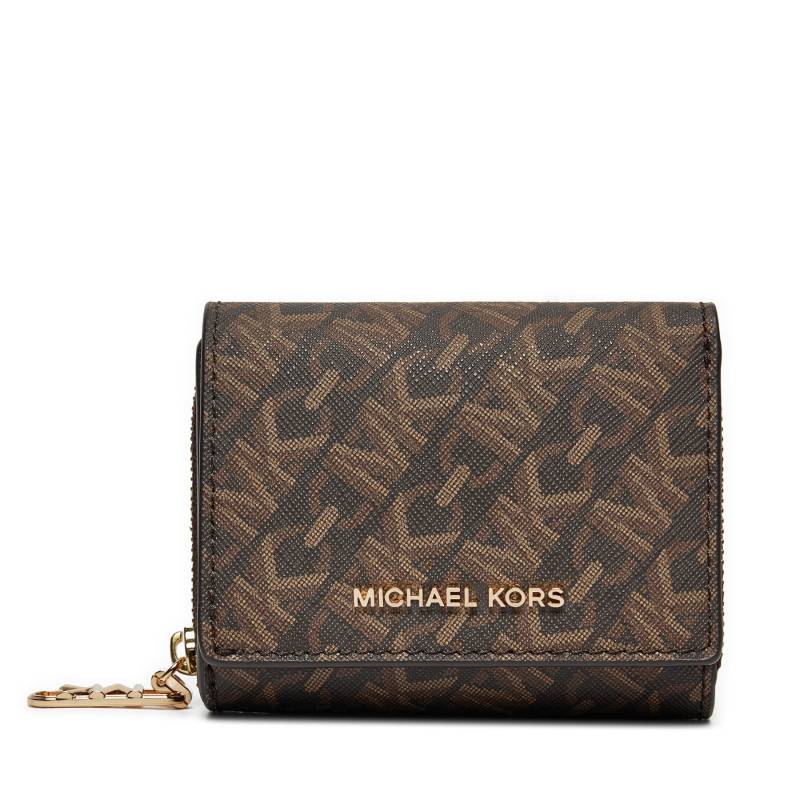 Kleine Damen Geldbörse MICHAEL Michael Kors 32S4G8ED8B Braun von MICHAEL Michael Kors