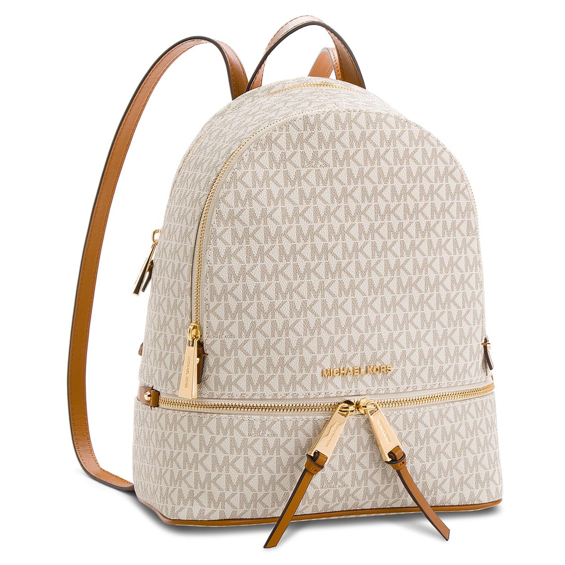 Rucksack MICHAEL Michael Kors Rhea Zip 30S7GEZB1B Beige von MICHAEL Michael Kors