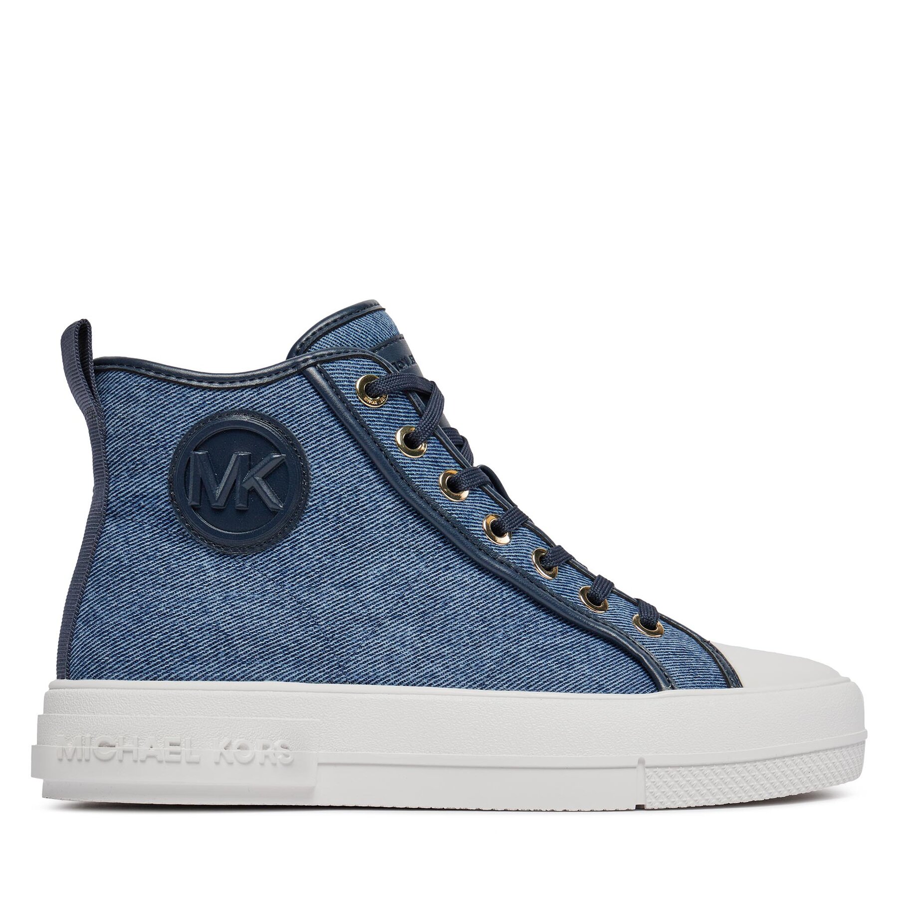 Sneakers aus Stoff MICHAEL Michael Kors Evy High Top 43R4EYFS6D Blau Sneakers aus Stoff MICHAEL Michael Kors Evy High Top 43R4EYFS6D Blau von MICHAEL Michael Kors