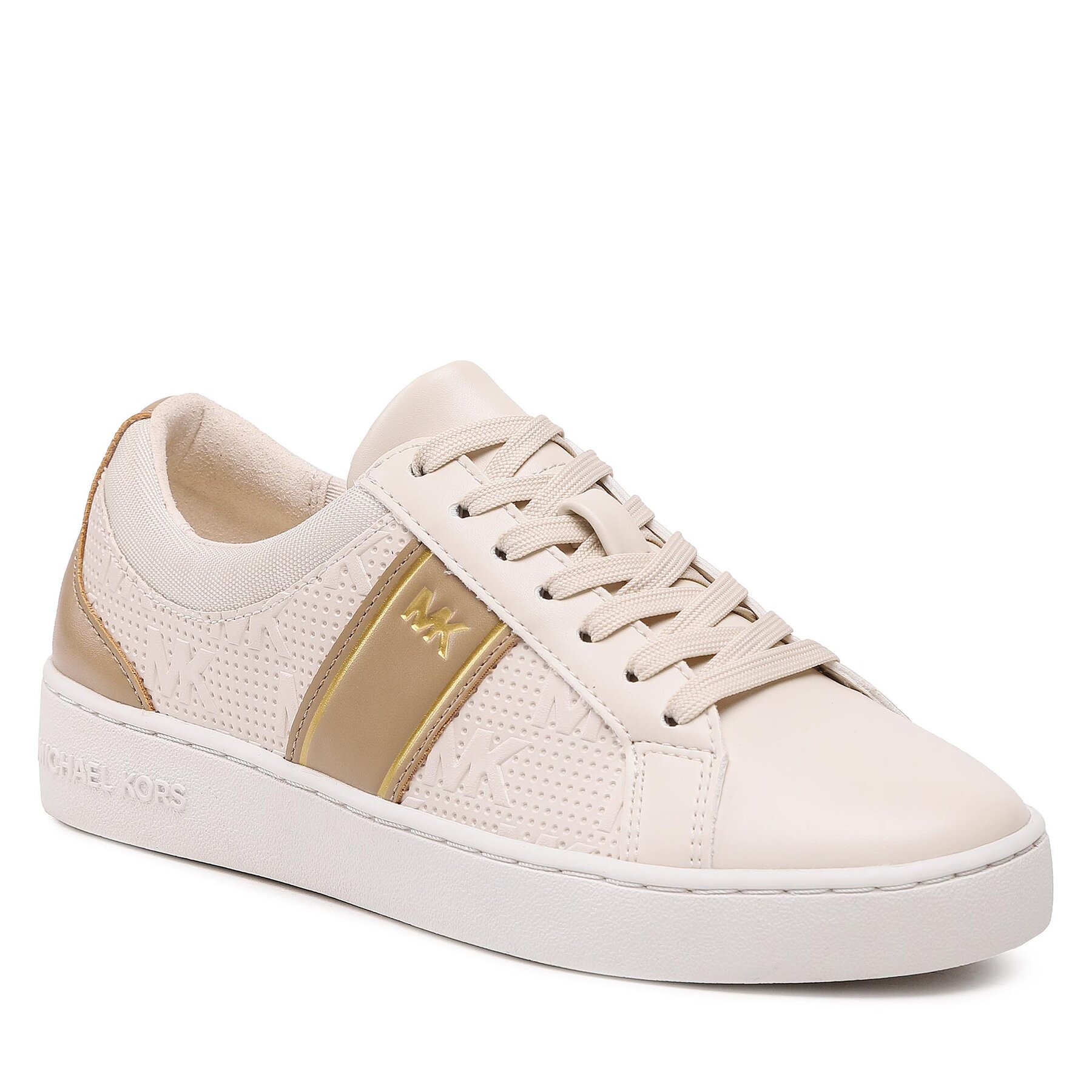 Sneakers MICHAEL Michael Kors Juno Stripe Lace Up 43S3JUFSAB Beige von MICHAEL Michael Kors