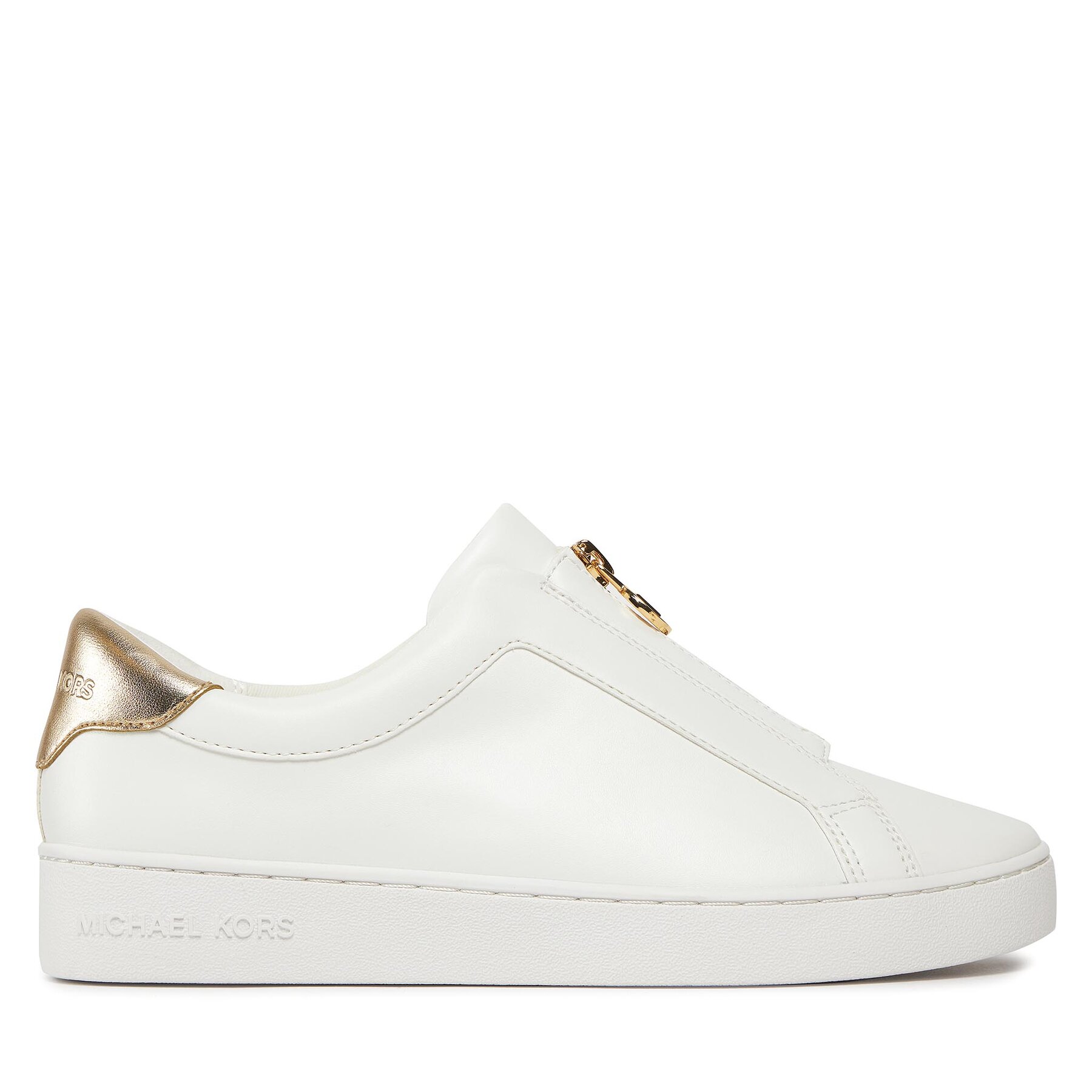 Sneakers MICHAEL Michael Kors Keaton Zip Slip On 43R4KTFP2L Weiß von MICHAEL Michael Kors