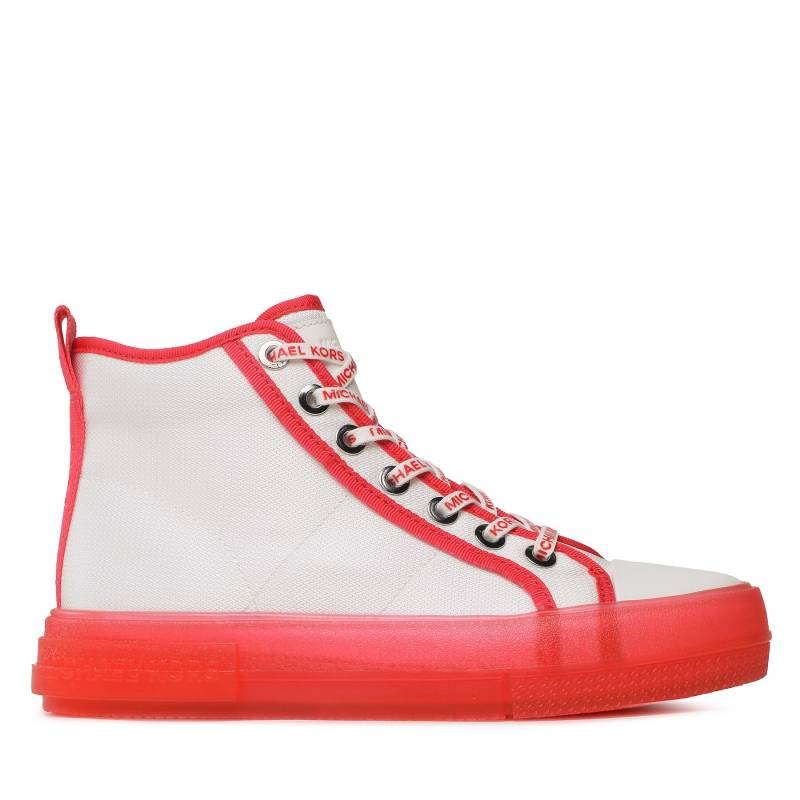 Sneakers aus Stoff MICHAEL Michael Kors Evy High Top 43S3EYFE5D Weiß von MICHAEL Michael Kors