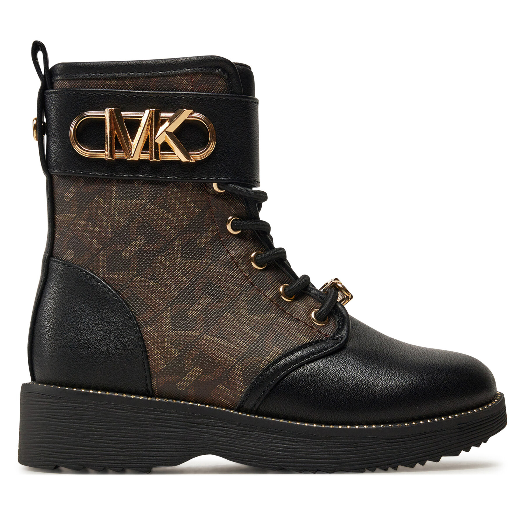 Stiefel MICHAEL Michael Kors Haskell Empire Monogram MK101097 Schwarz von MICHAEL Michael Kors