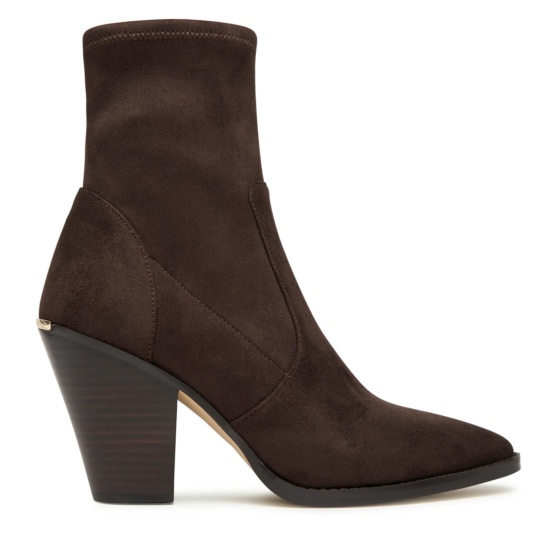 Stiefeletten MICHAEL Michael Kors Dover Heeled Bootie 40F3DOHE5S Braun von MICHAEL Michael Kors