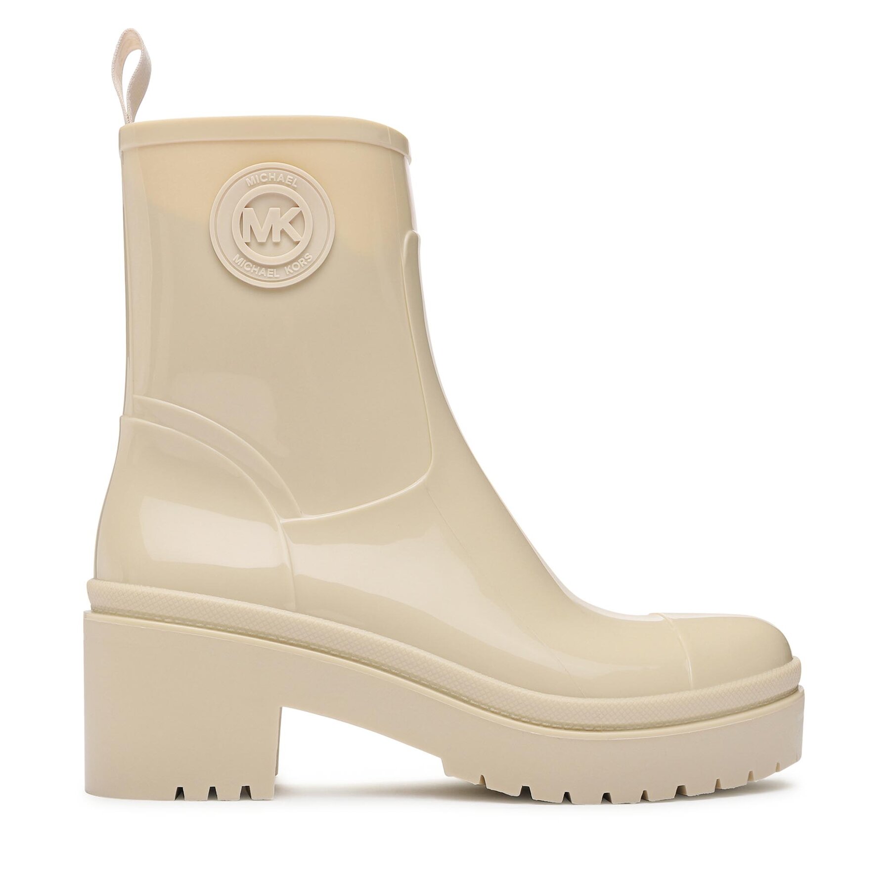 Stiefeletten MICHAEL Michael Kors Karis Rainboot 40F3KSMB5Q Écru von MICHAEL Michael Kors