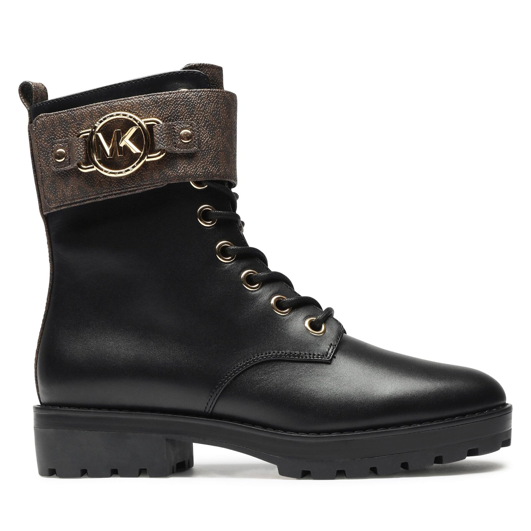 Stiefeletten MICHAEL Michael Kors Rory Lace Up 40F3ROFE1L Schwarz von MICHAEL Michael Kors