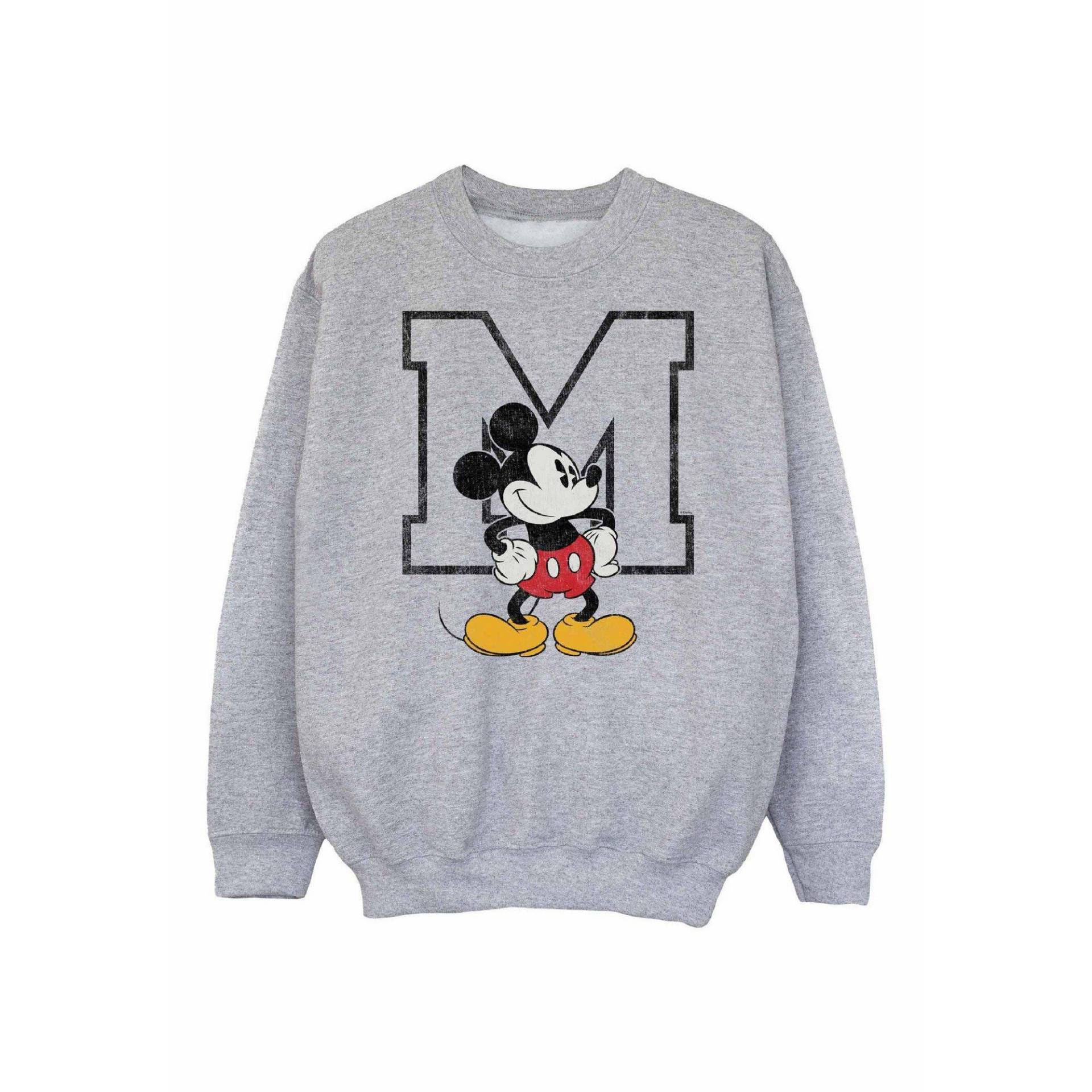 MICKEY MOUSE - Classic M Sweatshirt, 128, Grau von MICKEY MOUSE