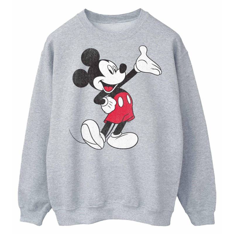 Traditional Sweatshirt Damen Grau M von MICKEY MOUSE