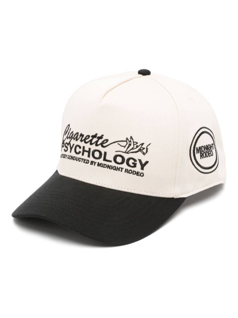 MIDNIGHT RODEO Cigarette Psychology cap - Neutrals von MIDNIGHT RODEO