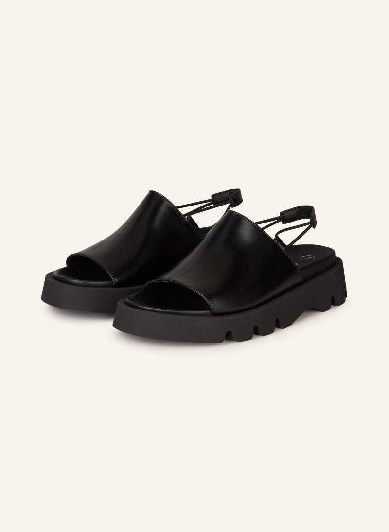 Miista Plateau-Sandalen Noreen schwarz von MIISTA