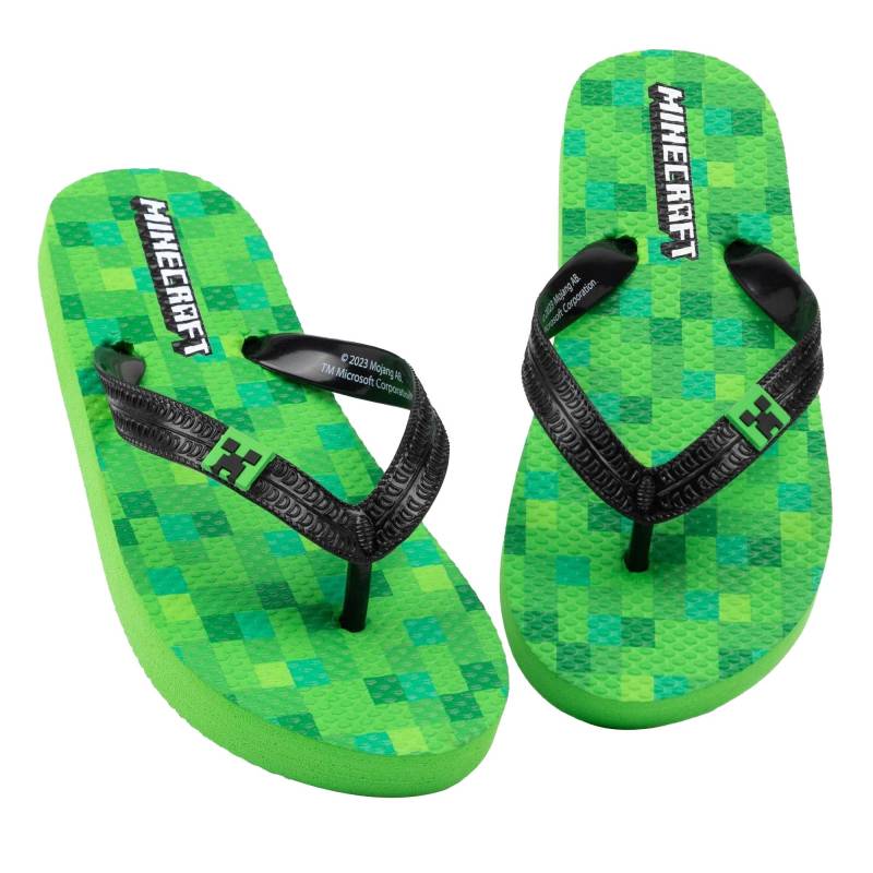 MINECRAFT - Flipflops, 31, Grün von MINECRAFT