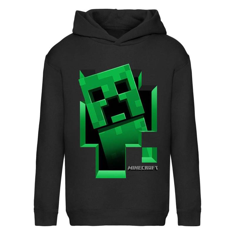 MINECRAFT - Inside Kapuzenpullover, 164, Schwarz von MINECRAFT