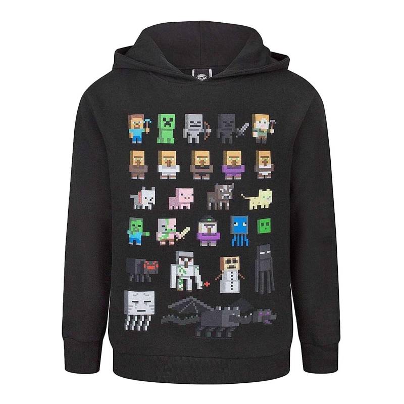 MINECRAFT - Kapuzenpullover, 116, Schwarz von MINECRAFT