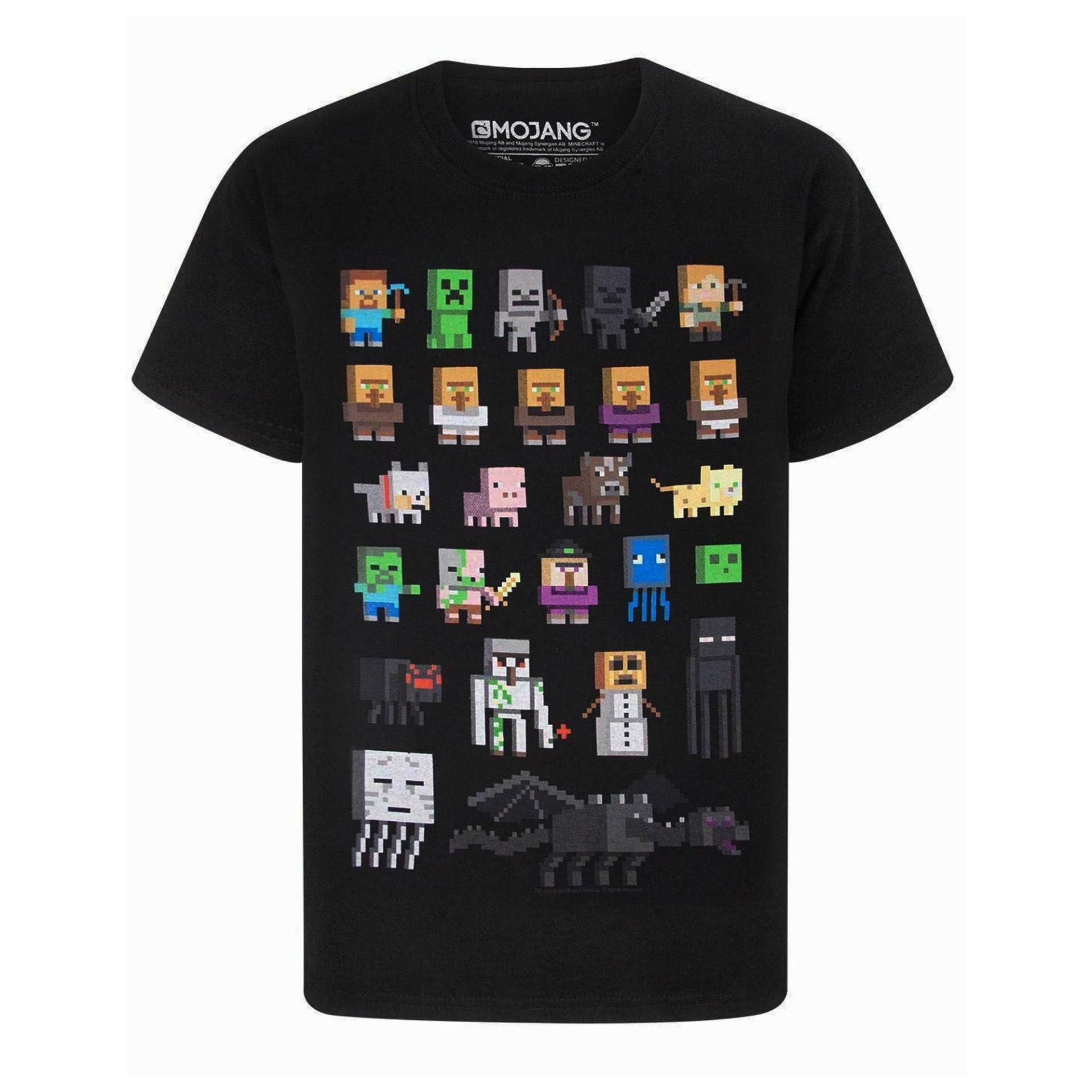 Tshirt Jungen Schwarz 116 von MINECRAFT