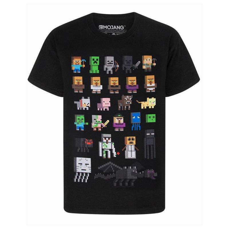 MINECRAFT - TShirt, 140, Schwarz von MINECRAFT