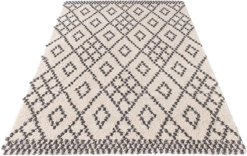 HANSE Home Hochflor-Teppich »Chess«, rechteckig, 35 mm Höhe, Grafisches Design, weicher, dichter Flor, Robust, Pflegeleicht von HANSE Home