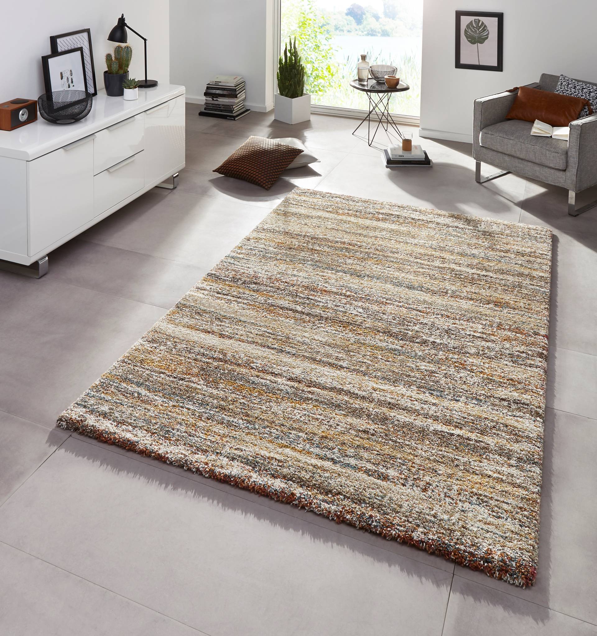 HANSE Home Hochflor-Teppich »Granite«, rechteckig, 25 mm Höhe, Teppich, Hochflor, Shaggy, Weich, Flauschig, Wohnzimmer, Schlafzimmer HANSE Home Hochflor-Teppich »Granite«, rechteckig, 25 mm Höhe, Teppich, Hochflor, Shaggy, Weich, Flauschig, Wohnzimmer, Schlafzimmer von HANSE Home