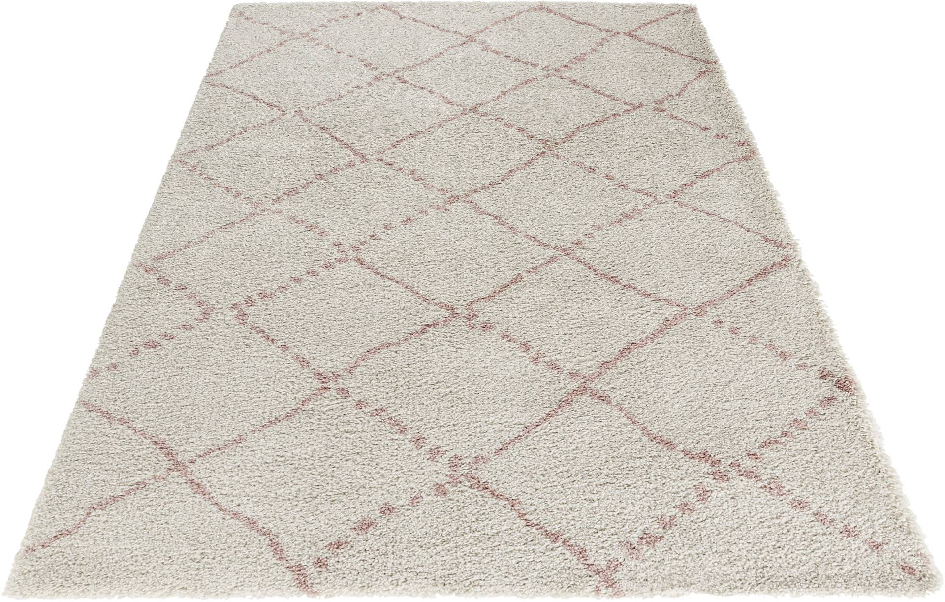 HANSE Home Hochflor-Teppich »Hash«, rechteckig, 35 mm Höhe, Shaggy, Flokati, Raute, Weich, Modern, Wohnzimmer, Schlafzimmer, Flur HANSE Home Hochflor-Teppich »Hash«, rechteckig, 35 mm Höhe, Shaggy, Flokati, Raute, Weich, Modern, Wohnzimmer, Schlafzimmer, Flur von HANSE Home