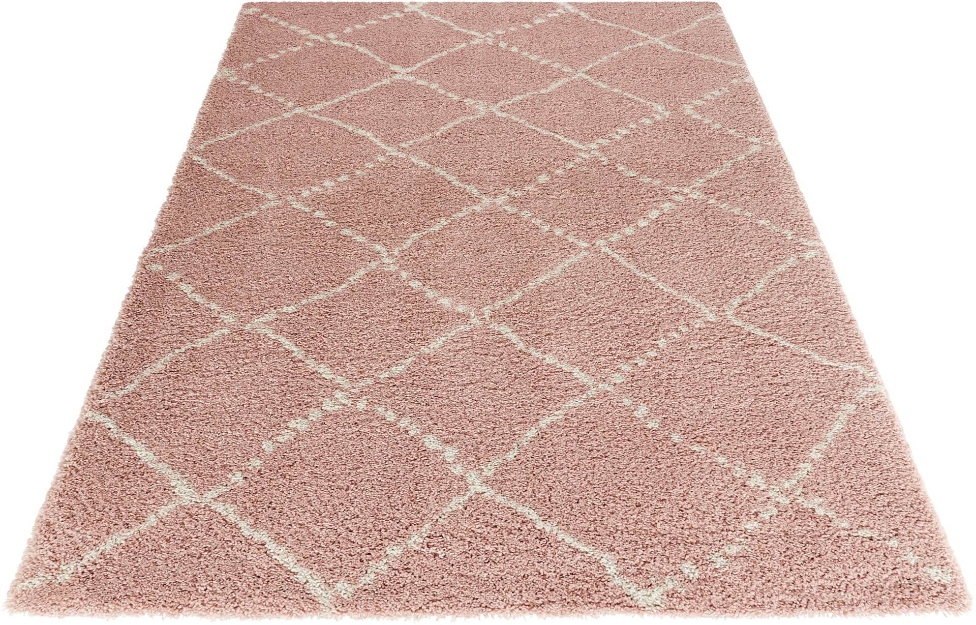 HANSE Home Hochflor-Teppich »Hash«, rechteckig, 35 mm Höhe, Shaggy, Flokati, Raute, Weich, Modern, Wohnzimmer, Schlafzimmer, Flur HANSE Home Hochflor-Teppich »Hash«, rechteckig, 35 mm Höhe, Shaggy, Flokati, Raute, Weich, Modern, Wohnzimmer, Schlafzimmer, Flur von HANSE Home