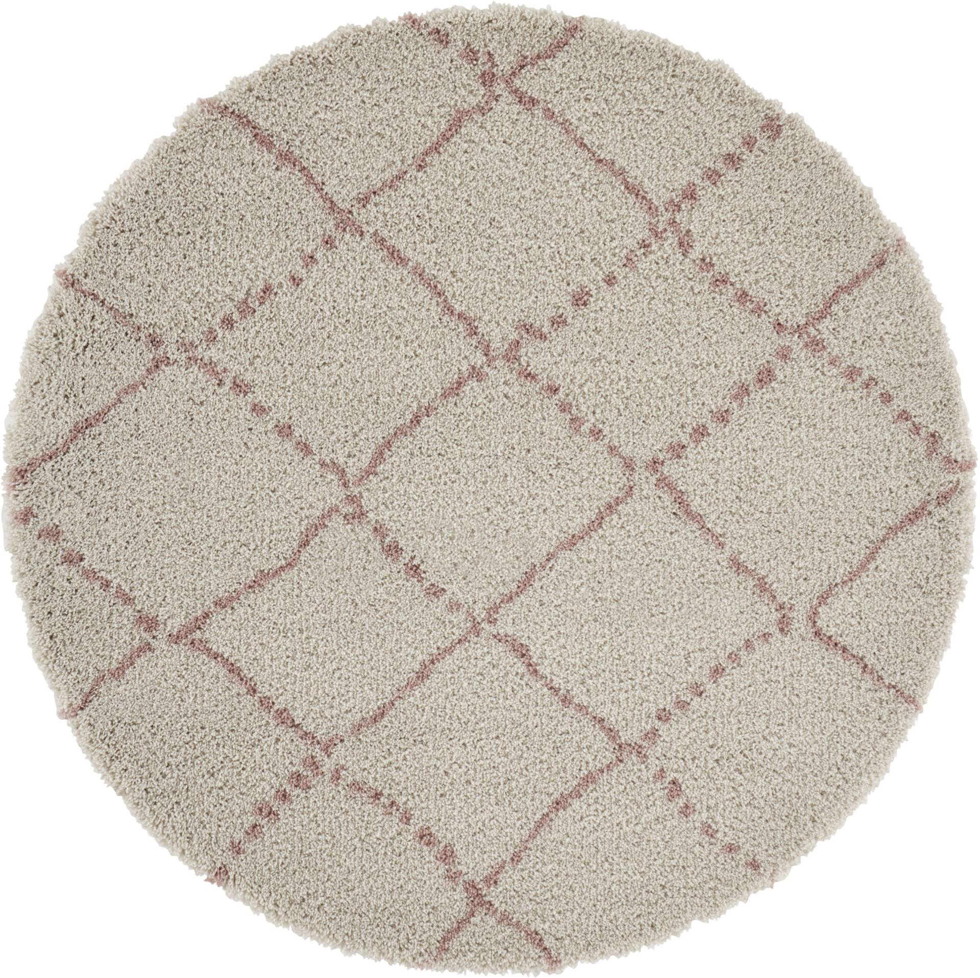 HANSE Home Hochflor-Teppich »Hash«, rund, 35 mm Höhe, Shaggy, Flokati, Raute, Weich, Modern, Wohnzimmer, Schlafzimmer, Flur HANSE Home Hochflor-Teppich »Hash«, rund, 35 mm Höhe, Shaggy, Flokati, Raute, Weich, Modern, Wohnzimmer, Schlafzimmer, Flur von HANSE Home