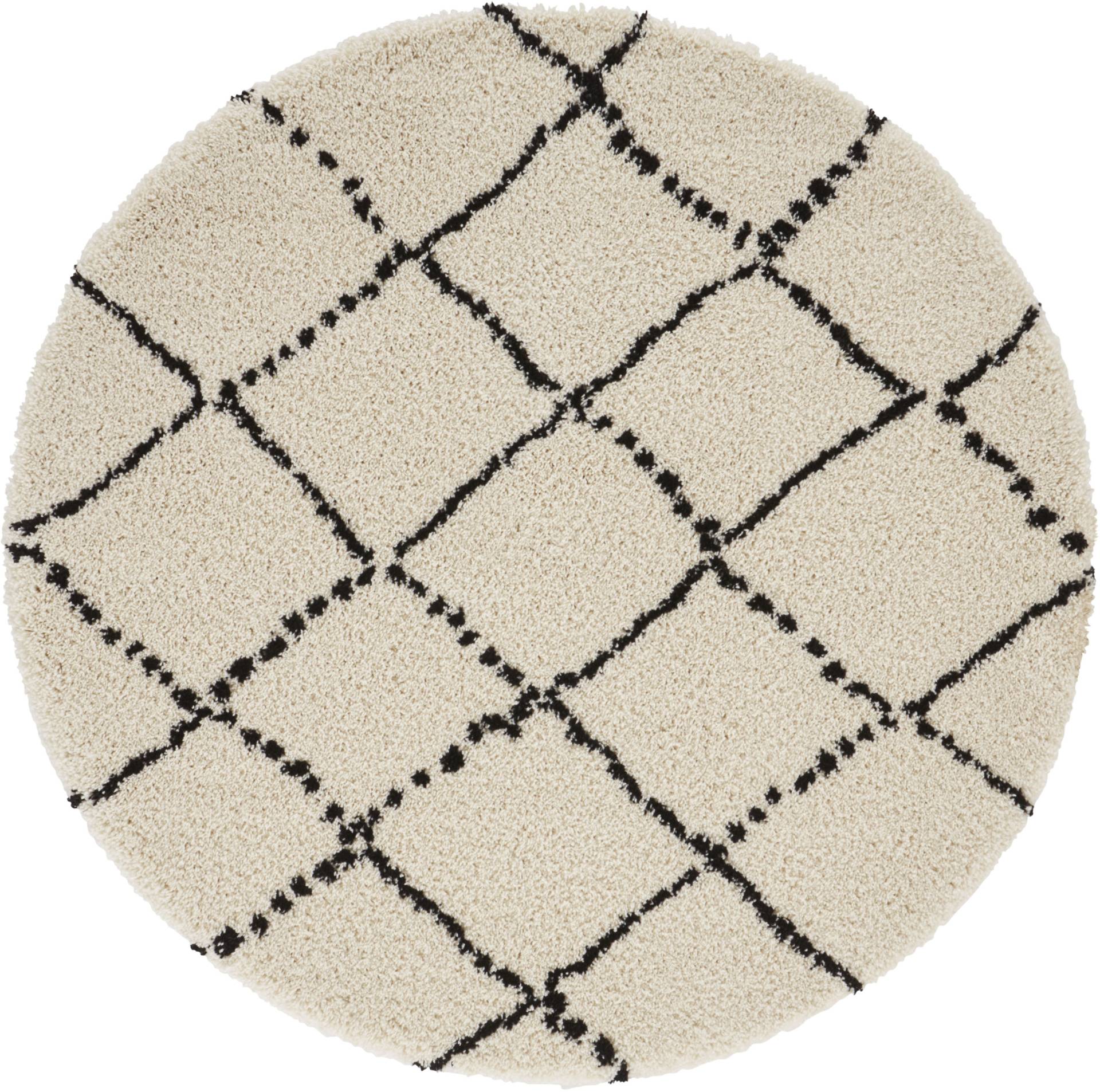 HANSE Home Hochflor-Teppich »Hash«, rund, 35 mm Höhe, Shaggy, Flokati, Raute, Weich, Modern, Wohnzimmer, Schlafzimmer, Flur HANSE Home Hochflor-Teppich »Hash«, rund, 35 mm Höhe, Shaggy, Flokati, Raute, Weich, Modern, Wohnzimmer, Schlafzimmer, Flur von HANSE Home