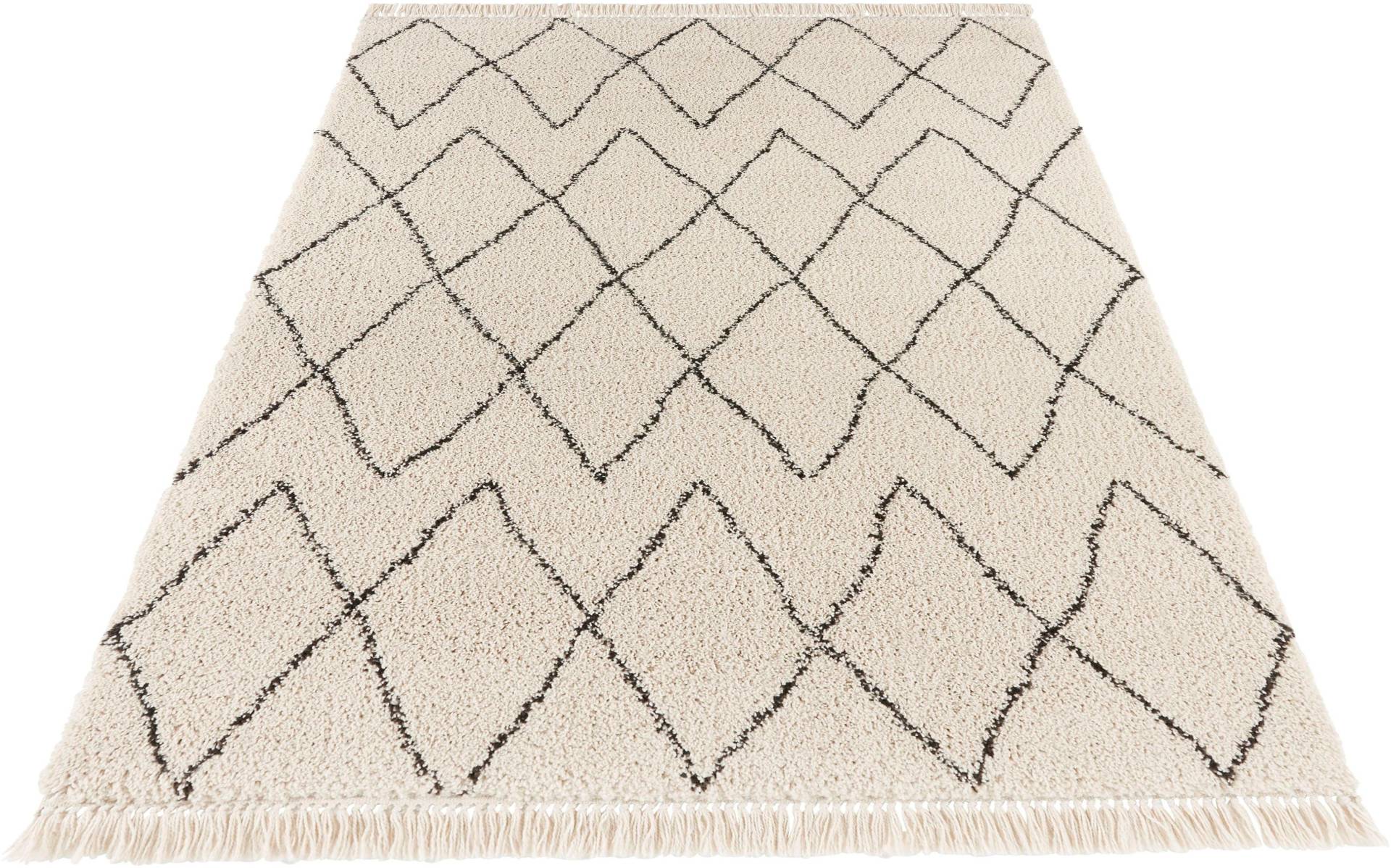 HANSE Home Hochflor-Teppich »Jade«, rechteckig, 35 mm Höhe, Shaggy, Fransen, Skandi, Weich, Modern, Wohnzimmer, Schlafzimmer, Flur HANSE Home Hochflor-Teppich »Jade«, rechteckig, 35 mm Höhe, Shaggy, Fransen, Skandi, Weich, Modern, Wohnzimmer, Schlafzimmer, Flur von HANSE Home