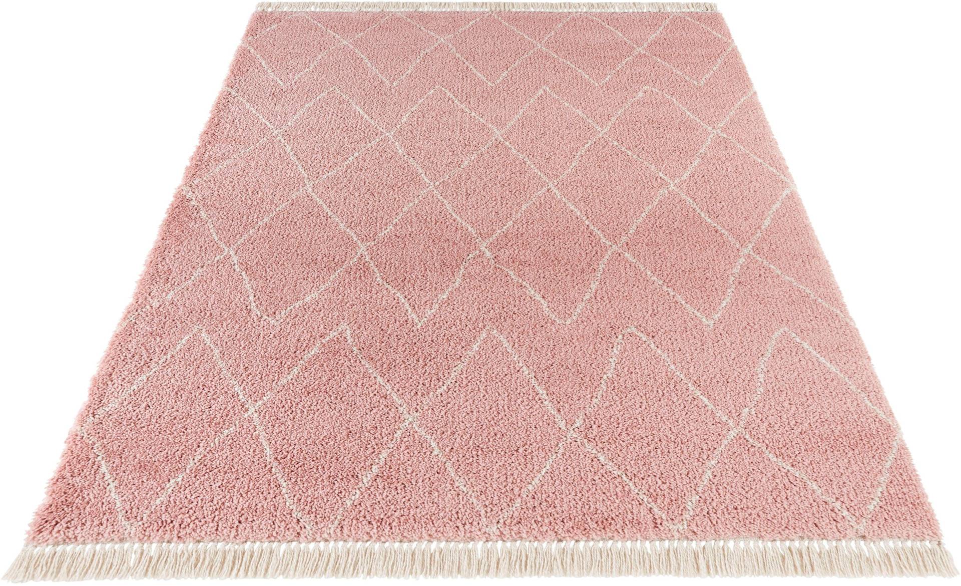 HANSE Home Hochflor-Teppich »Jade«, rechteckig, 35 mm Höhe, Shaggy, Fransen, Skandi, Weich, Modern, Wohnzimmer, Schlafzimmer, Flur HANSE Home Hochflor-Teppich »Jade«, rechteckig, 35 mm Höhe, Shaggy, Fransen, Skandi, Weich, Modern, Wohnzimmer, Schlafzimmer, Flur von HANSE Home