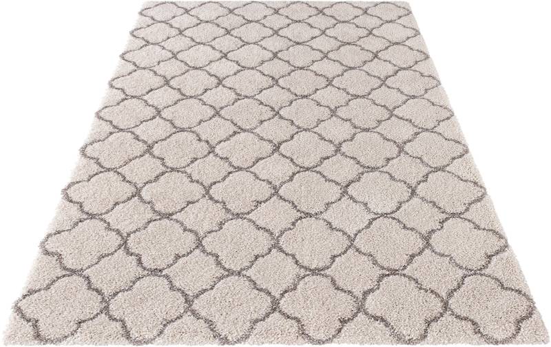 HANSE Home Hochflor-Teppich »Luna«, rechteckig, Geometrisches Muster, Allover Design, Robust, Pflegeleicht von HANSE Home